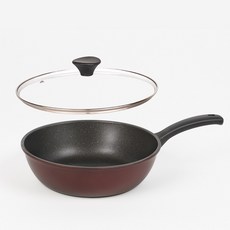 독일 바니니 인덕션 궁중팬 28cm 유리뚜껑 포함, 1개