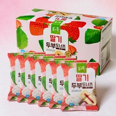 딸기 두부도너츠 미니, 1박스, 210g