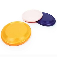 3WC 애견 원반던지기 놀이용 원반 개훈련시키기 강아지원반, 블루, 1개