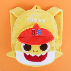 핑크퐁 유아배낭-아기상어 모자레드 B131