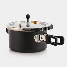 QUEEN SENSE 4人份露營壓力鍋, 黑色, 選擇完成