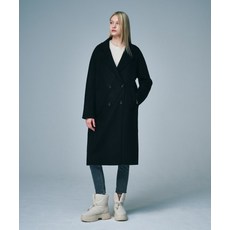 브랜드정품 솔트앤초콜릿 SALT AND CHOCOLATE 울 더블버튼 핸드메이드 코트 블랙 4W244I002 349492