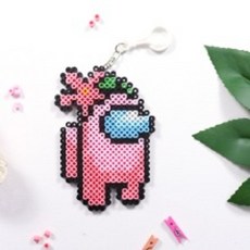 다리미로 누르는 컬러비즈 어몽어스 10-01