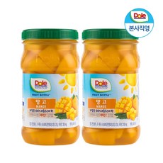 Dole 후룻바틀 3종 666g 2개 - 파인애플 망고 복숭아, 망고 2개
