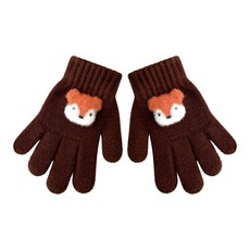 샌디볼리 유아동 동물 니트 손가락 장갑 5컬러
