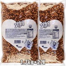 톡이네 대용량 과자 꾀돌이 업소용 추억의 옛날과자 간식, 2개, 1.7kg