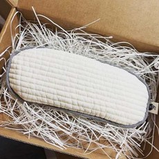 따뜻해랑 곡물찜질팩(현미 허브 쑥) 곡물안대 안대 전자렌지안대 냉온찜질안대 냉찜질안대 온찜질안대 국산현미안대 눈찜질팩 온열안대 암막, 그레이, 1개
