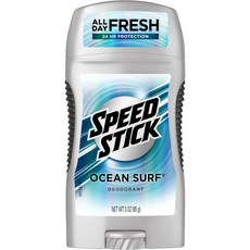 스피드 스틱 고체 데오도란트 오션 서프 85 그램 (2개 팩) Speed Stick Solid Deodorant Ocean Surf 3 oz (Pack of 2), 1개