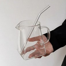 커피 서버 핸드드립 사각 나눔포트 기구 화차 내열 투명 드립 필터 유리, E. M사이즈빨대 첨부, E. M사이즈빨대 첨부