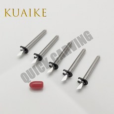 쿠쿠스토어 스냅 링 빅 헤드 길어진 플로터 블레이드 길이 24.5mm 커팅 AOKE iECHO JWEI RUIZHOU EMMA 진동, 02 10PCS