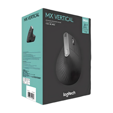 Logitech 羅技 MX Vertical 垂直滑鼠, 黑色