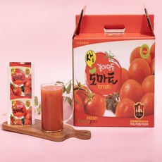 잘난이 완숙토마토생즙갈아만든주스(무첨가)산지생산, 30개, 120ml