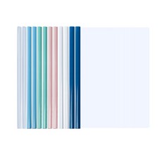 文件夾 三角式抽桿文件夾 資料收納夾 A4文件夾 資料夾 文具用品【OS017】, 1個, 10入組, 透明