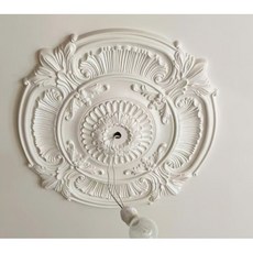 엔틱 샹들리에 북유럽 인테리어 천정 몰딩 석고 보드 원판 패널 조명 장식 천장, R. 661 직경 60cm