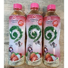 이치탄 그린티 리치 ichtan green tea lychee 420 x 24ea worldfood, 24개, 420ml