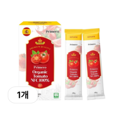 프리메로 유기농 토마토 NFC 100% 스페인 토마토즙 스틱, 1박스, 400ml