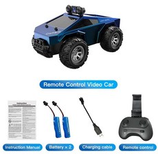 HD 카메라 FPV WIFI 기능 탑재 RC카 원격 조종 스턴트 1:28 2.4G SUV 무선 조종 등반 완구 어린이 선물용, Blue CAR 2B, 1개