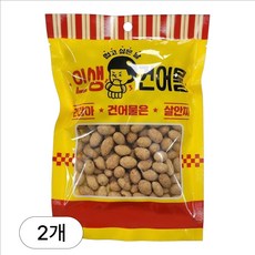 [인생건어물] 꿀땅콩 100g 스낵 대용량 업소용, 2개