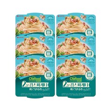 Chefood 까르보나라 스파게티 220gx6, 6개, 220g
