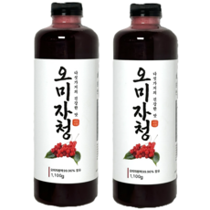 푸드잇다 진한 국내산 문경 오미자청 원액, 1개, 2개입, 1.1kg
