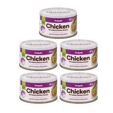 울월스 닭가슴살 데리야끼 통조림 캔 Woolworths Canned Shredded Chicken Teriyaki, 5개, 85g