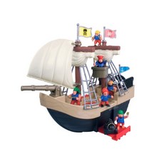 레드박스 해적선 놀이 세트 아이장난감 유아용장난감, 1개