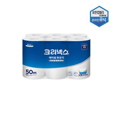 크리넥스 에어셀 두루마리 화장지 50m 12롤 1팩