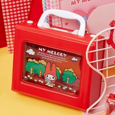 마이멜로디 50주년 수납함, 빨강, 1개