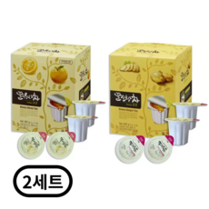 꽃샘 유자차 포션 15T+생강차 포션 15T, 2세트, 2개, 30g