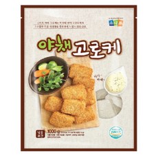 소디프 야채 고로케 1kg, 1개