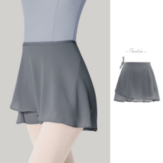 그리리 발레 쉬폰 랩 스커트 치마 힙커버