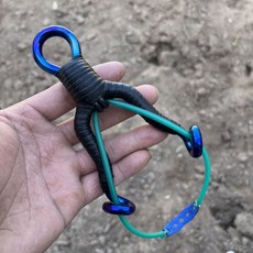 靈幻速射弓傳統鈦閤金烤藍手工冷彎速射單股, 10毫米鈦合金烤藍, 1個