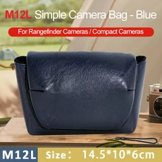 소니 RX100 RX90 HX100 LX10 Ricoh G7XII GRIII CCD 용 카메라 가방 렌즈 파우치 보관 가방 보호대 소프트, 07 L-Blue, 1