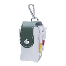 그린유니언 9Color 화이트 골프공 파우치 골프 볼 주머니 케이스, 1개, 그린