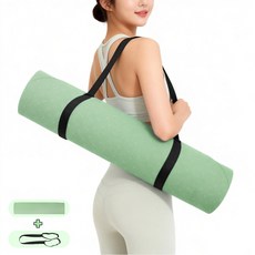 오마이가 TPE 요가매트 두꺼운 홈트매트 필라테스매트, 1개, 페일그린