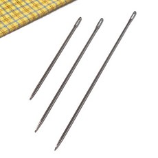 행복한다이세상 고강도 롱바늘 3종 세트 7.5cm 10cm 12.5cm 인형 가죽 수선 대바늘, 1세트