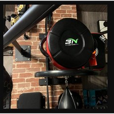 廣隆 BN 加厚18公分盾靶 重拳圓靶 重力靶 加厚板 拳擊 力量訓練手靶 腳靶 跆拳道踢靶 搏擊 訓練靶, 1個, 紅色-單只