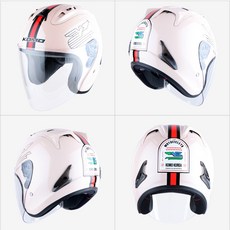 KOMO 코모 668 오픈페이스 오토바이 헬멧, [NEW] 668 SWALLOW