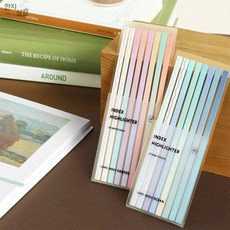 [llon몰] 인덱스 롱하이라이터 점착메모지 점착식메모지, 01 가든