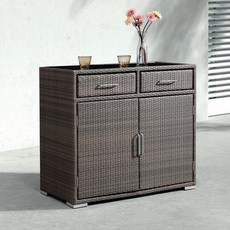 야외수납함 아웃도어용품 창고 수납장 농기구보관 정리함 야외 주택, 완전 조립, 2문 캐비닛