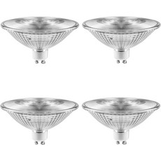 LED 75R111GU10FL R111 PAR36 리플렉터 실내 홍수등 GU10 두 갈래 트위스트 베이스 13W 교체용 75와트 할로겐 전구 1000lm 따뜻한 흰색 3000K 팩