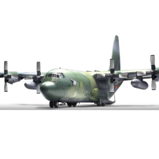 아카데미과학 C-130HE 대한민국공군 & 미공군 수송기 비행기, 1개