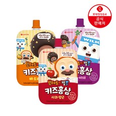 브레드이발소 키즈홍삼 100ml 파우치 20팩 (사과당근/포도야채/배도라지), 키즈홍삼 100ml 20팩 포도야채, 20개