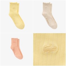 라코스테 LACOSTE (여성 26SS 여성 레이스 앵클 삭스 RA197E-56G 3컬러 택1 478465