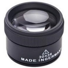 30倍光學玻璃放大鏡，德國製造，高倍率清晰成像，珠寶鐘錶鑑定專用, 詳見商品包裝, 1個