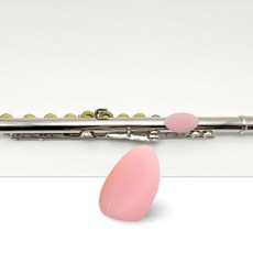 플루트 핑거 레스트 실리콘 슬리브 내구성 있고 신뢰할 수 있는 악기 유지 관리 경량 엄지 보호대, 05 Pink, 1개