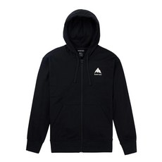 Burton 남성용 엘리트 풀 지퍼 후디 트루 블랙 (26) 미디엄