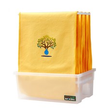 [수리나무 스토리] 수리나무 천 가습기 자연기화 무소음 4L 대용량 48시간 간편 세척&물보충 블루 그린 옐로우 세 가지 색상 인테리어 가습기, 수리나무 천 가습기(옐로우)