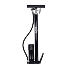 成功 高壓打氣筒(附氣壓表)附有軟管 可充各式球類、泳圈、腳踏車 可清楚明瞭輪胎的胎壓, 1個, 黑色