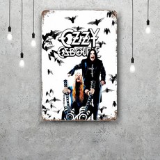 장식 포스터 빈티지 주석 간판 금속 플라크 펍 맨 케이브 클럽 벽장식, 2. Style-2